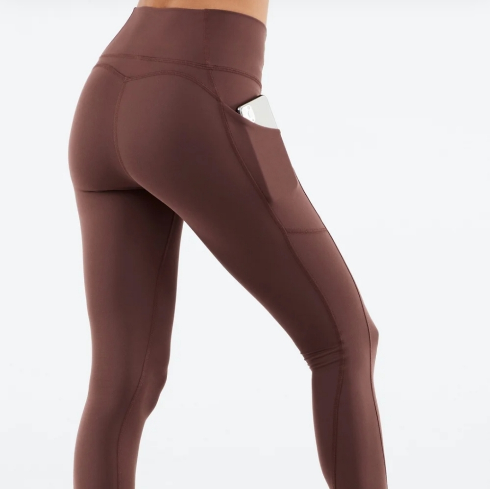 Fabletics leggings brown with pockets